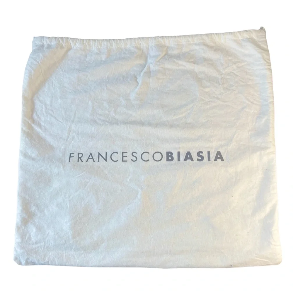 Francesco Biasia Leather made in Italy & Dust Bag - Picture 3 of 11